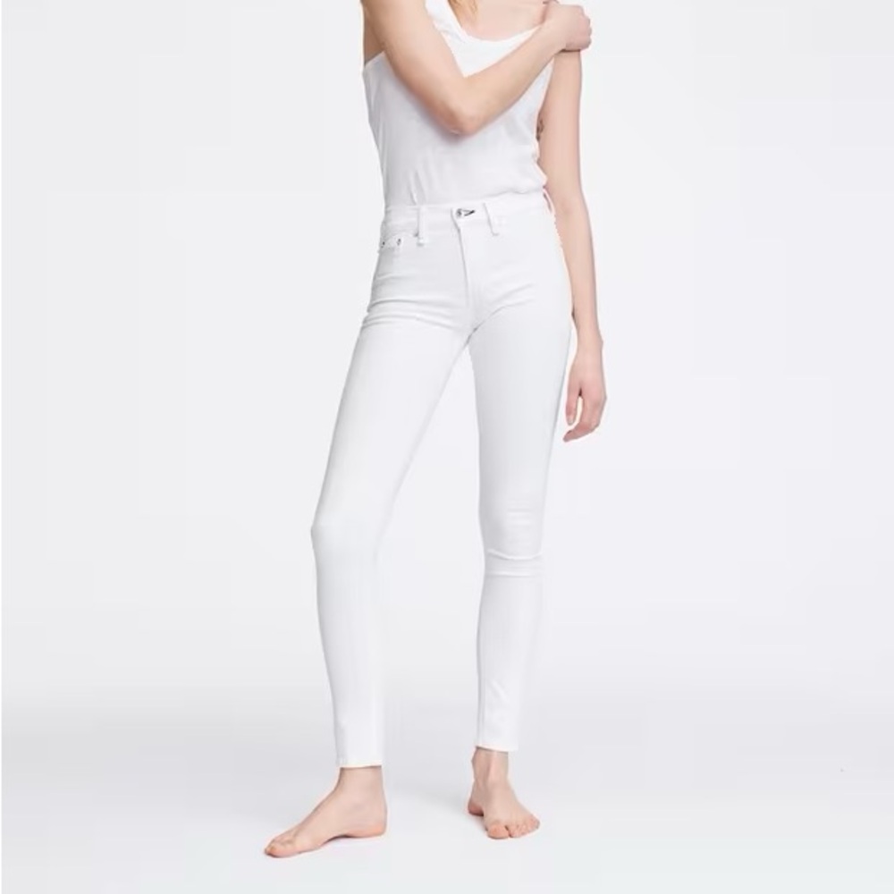 Rag & Bone White Skinny Jeans